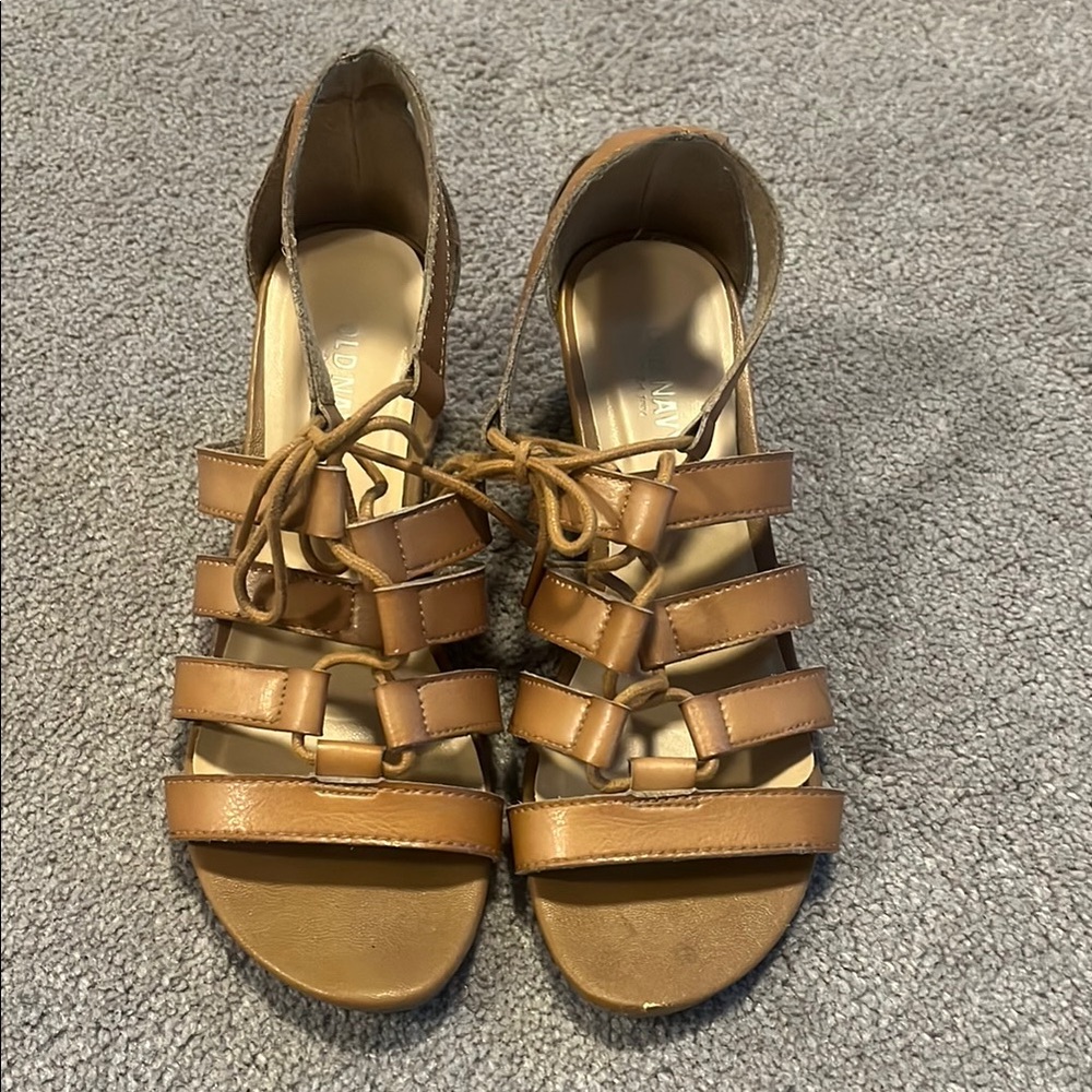 Bundle! Old Navy Tan Gladiator Sandals